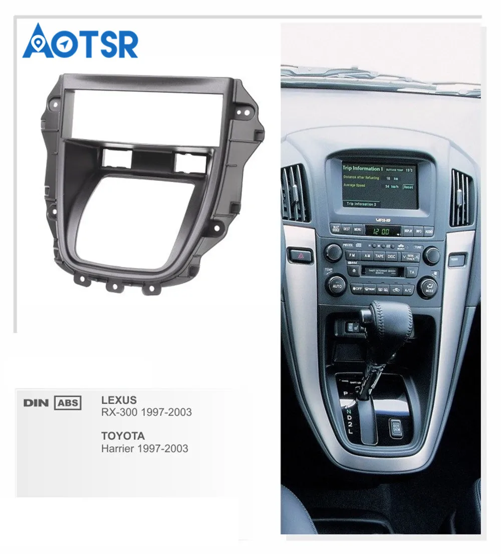 Автомобильная аудиосистема для LEXUS RX-300 1997-2003/TOYOTA Harrier 1997-2003 Stereo Facia Dash CD Trim установочный комплект