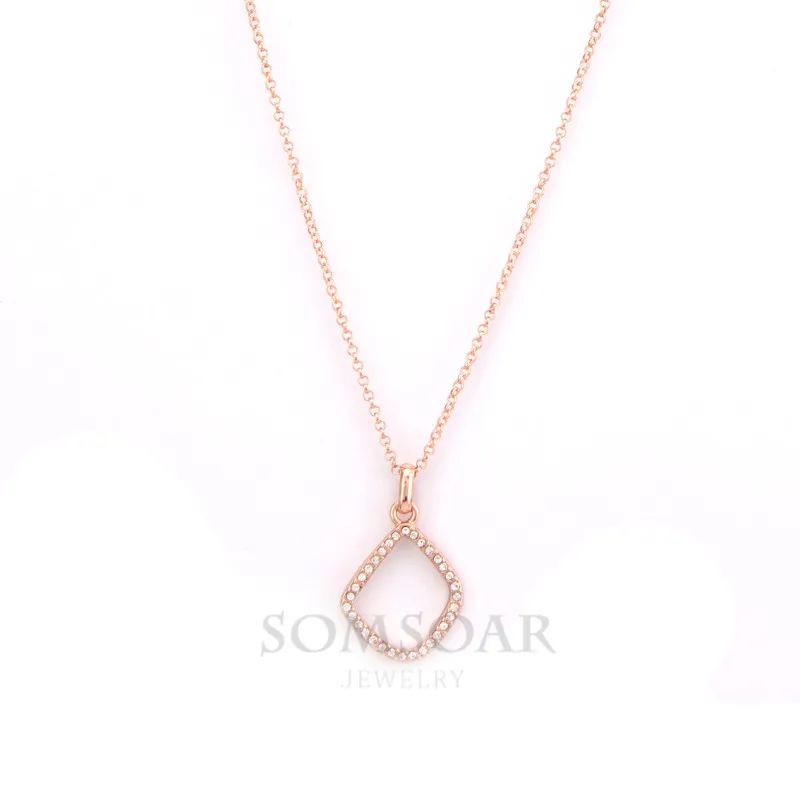 Цепочка с подвеской в виде кристалла 17 5 мм 45 см|crystal pendant|openable pendantjewelry pendant |