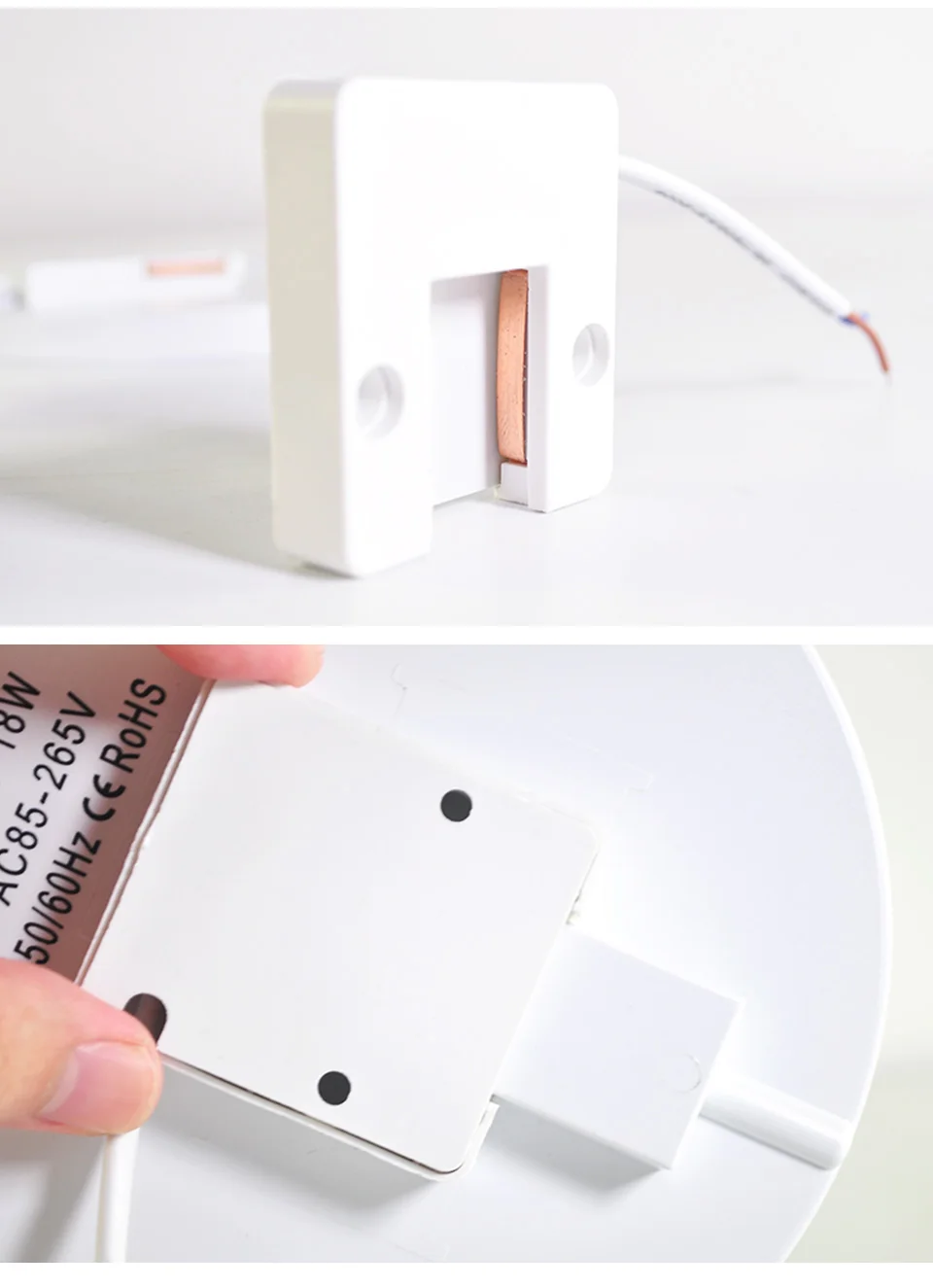 Kaguyahime круглый светодиодный Панель лампа AC 85-265 V Светодиодный поверхность квадратный потолочный светильик 36 Вт 24 Вт 18 Вт современный потолочный светильник для украшения дома