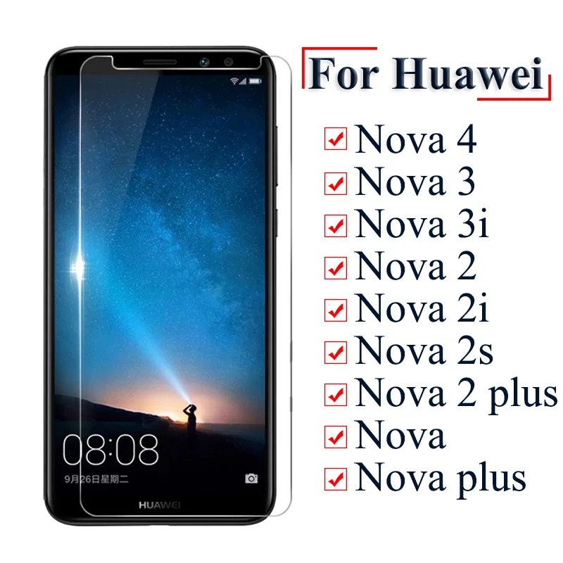 Защитное стекло для huawei nova 4 3 3i 2i 2 i plus 2s закаленное huawey huawie nova4 nova3 nova3i nova2i защита