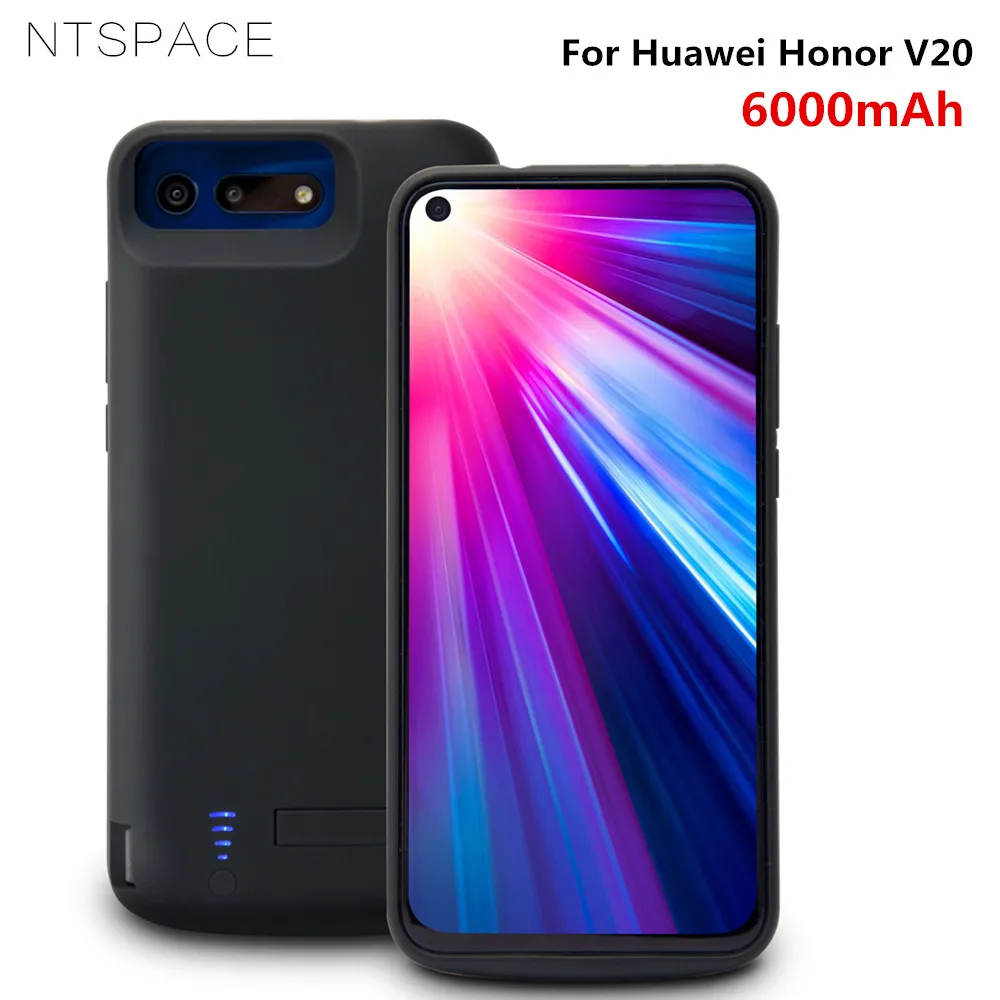 Чехол NTSPACE Powerbank для Huawei Honor V20 чехол аккумулятора 6500 мАч запасной блок питания View 20