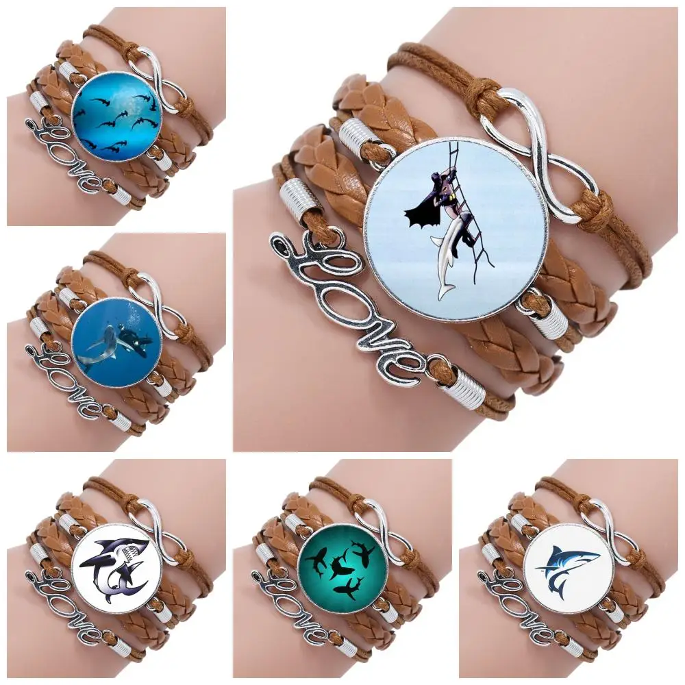 Стеклянный многослойный браслет для мужчин и женщин стеклянный с кабошоном