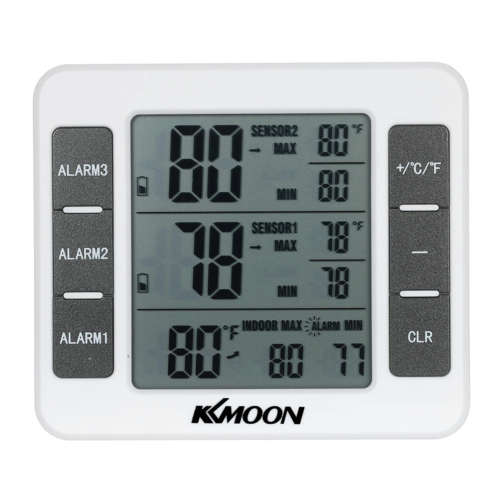 Цифровой термометр измеритель температуры метеостанция тестер с беспроводным