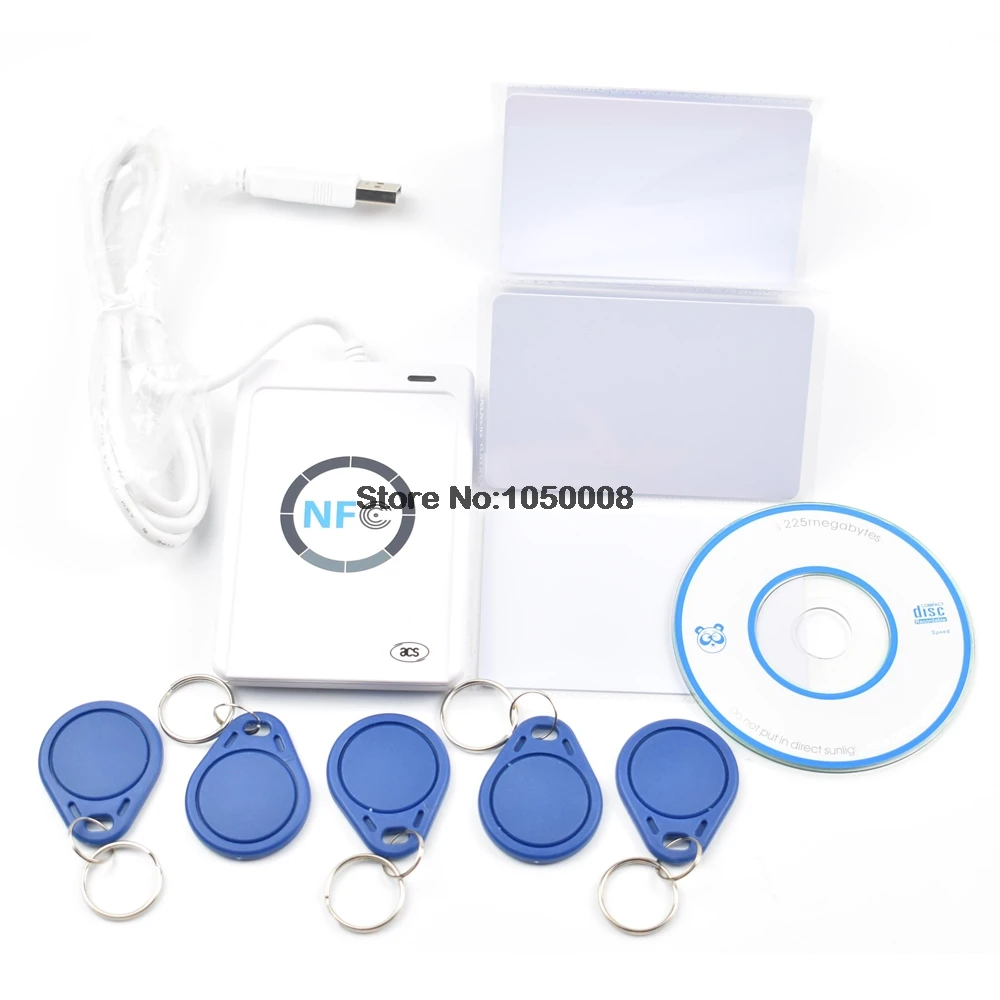 USB ACR122U-A9 NFC считыватель писатель Дубликатор RFID смарт-карт + 5 шт. UID сменные карты