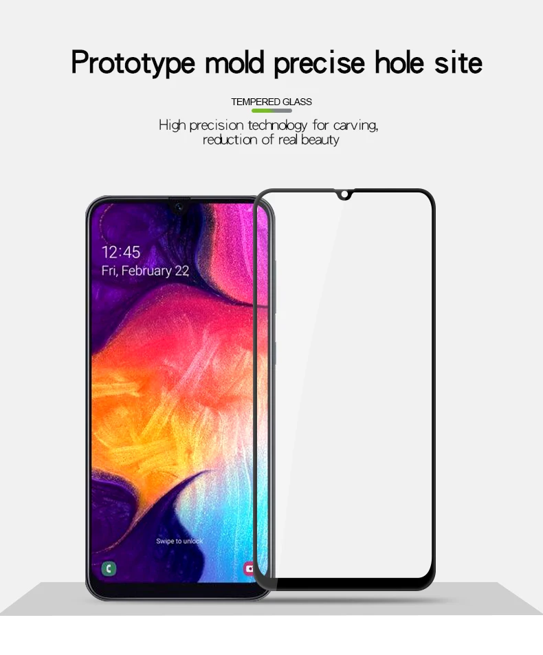 MOFi для samsung Galaxy A50 стекло 3D полное покрытие закаленное стекло протектор экрана для samsung Galaxy A50