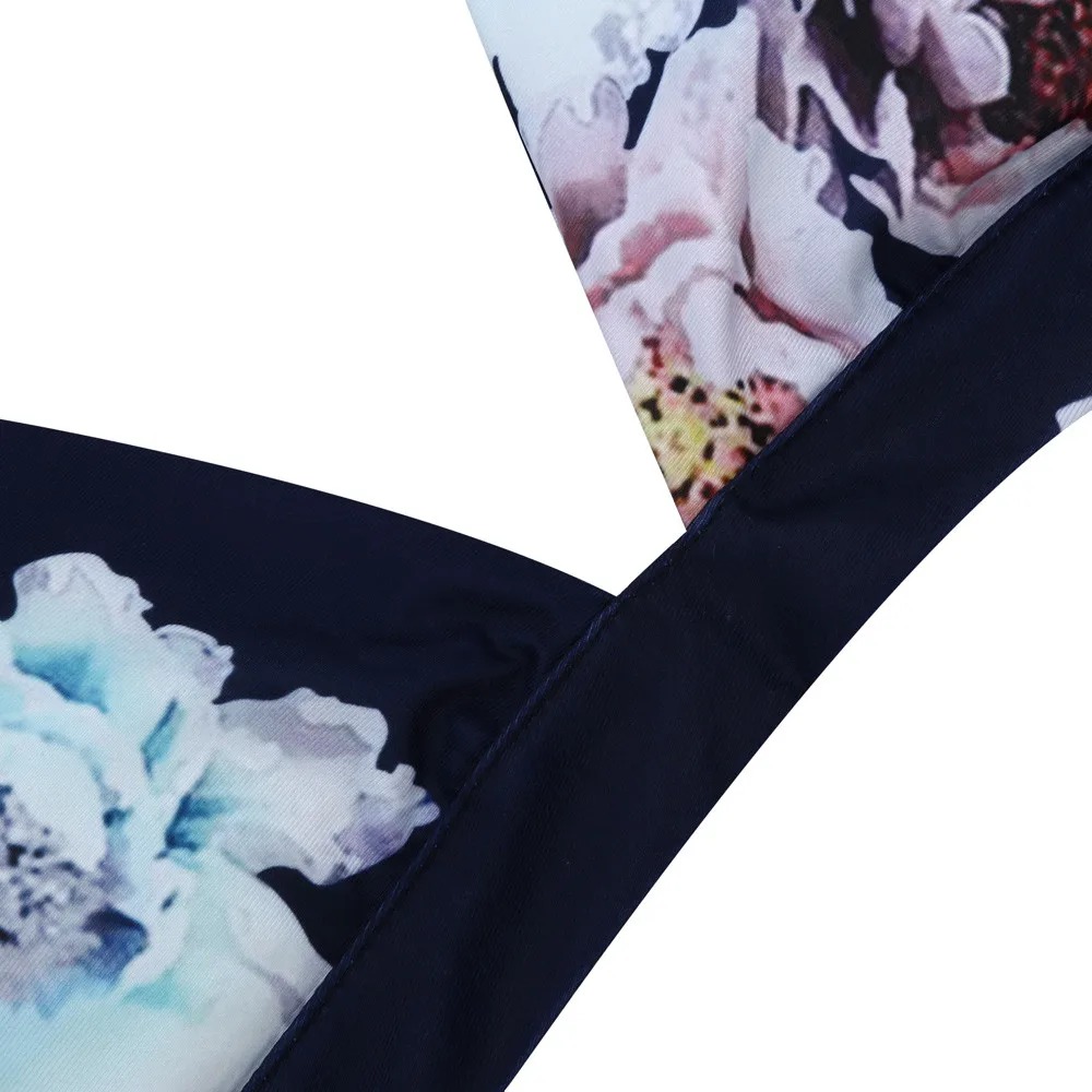 2019 сексуальное Бандажное Ацтекское бикини купальник на бретельках купальный