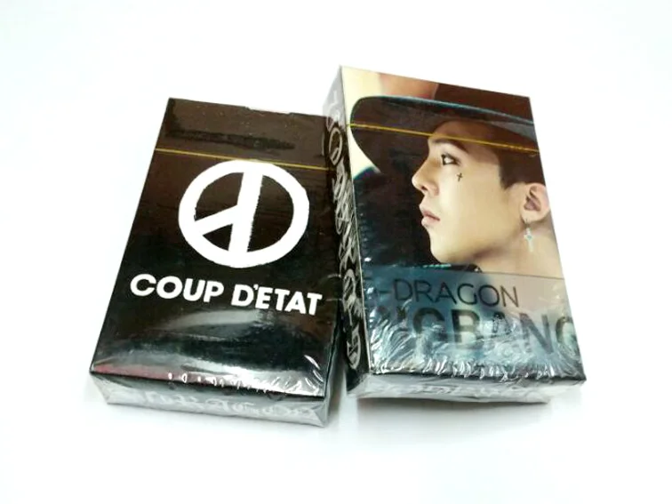 Kpop BIGBANG Poker игральные карты GD G-DRAGON T.O.P TAEYANG Fanart картинки художественная книга реквизит подарки коллекция Косплей Новинка