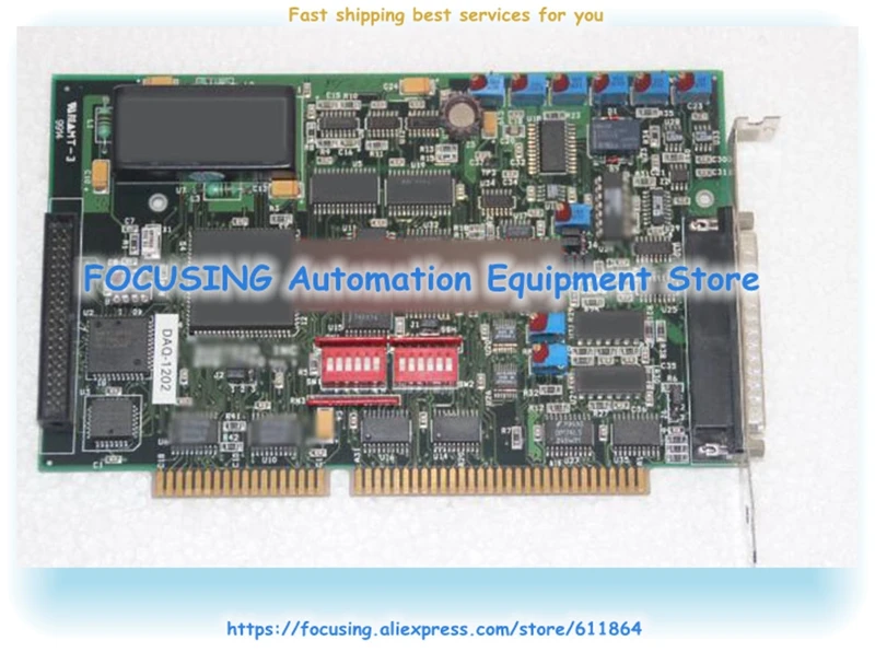 ISA Bus DAQ 1202 Capture Card 1200 REV:D Промышленная материнская плата|Компьютерные кабели и
