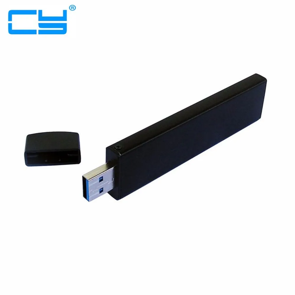 

80mm NGFF M2 SSD to USB 3.0 USB3.0 External PCBA Conveter Adapter adaptor Card Flash Disk Type with Black Case
