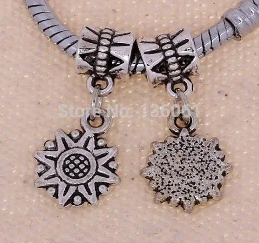 Подвеска в античном стиле для браслета серебряный якорь камера свинка Череп