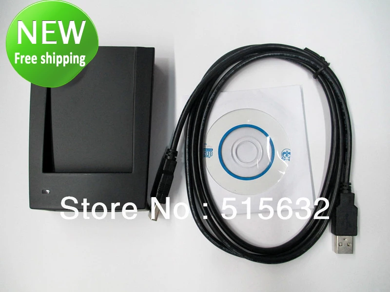 

125KHz RFID ID Card Reader & Writer/Copier/Programmer+ Rewritable ID Card & KeyFob COPY EM4100 EM4102 Proximity T5577