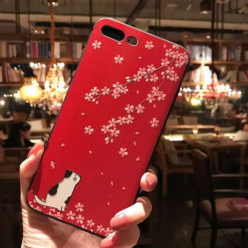 JIBAN For Honor 8x Cover Cartoon Rabbit Red Silicon Case Mate 20pro 20x 9 Huawei P10 Nova4 Nova3e 10 Magic2 |