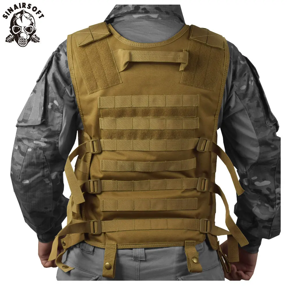 SINAIRSOFT Molle тактический жилет для страйкбола камуфляжный армейский CS уличная