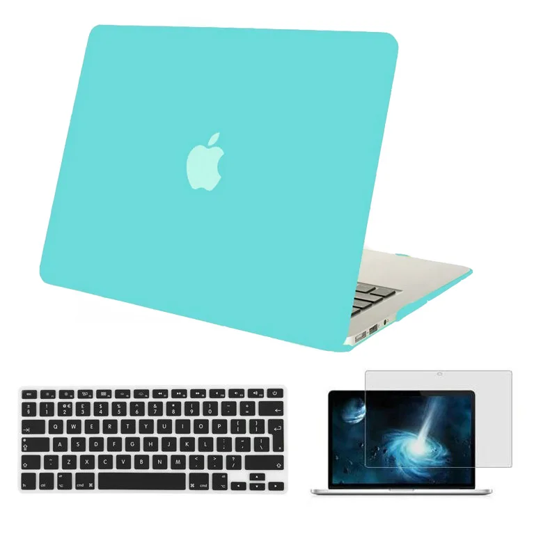 Твердый чехол MOSISO для ноутбука Macbook Pro 13 Touch Bar A1706 A1708 A1989 Mac Air 13 дюймов чехол для ноутбука - Цвет: Hot Blue