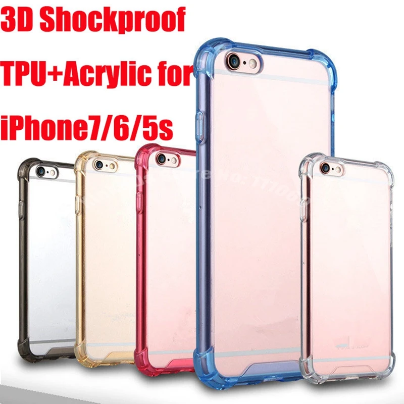 Для iPhone 11 Pro XS Max XR 8 7 6S Plus Прозрачный 3D противоударный чехол воздушная подушка TPU +