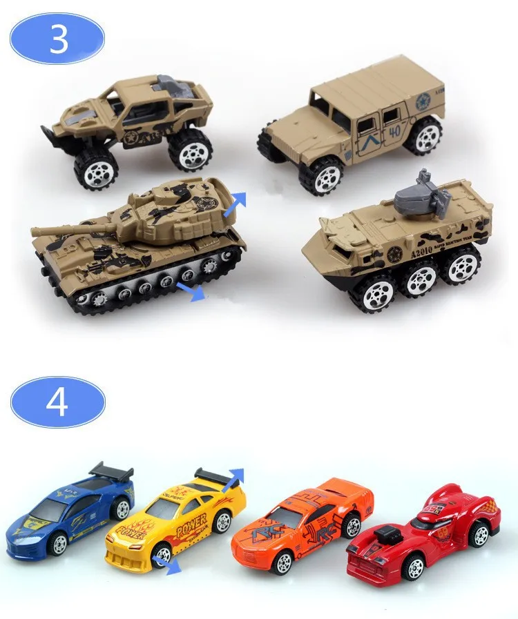 24 Стиль автомобиль мини сплава, транспорт, военные, спасение, 1: 64 масштаб раздвижные модели игрушки, детские подарки, diecast автомобили