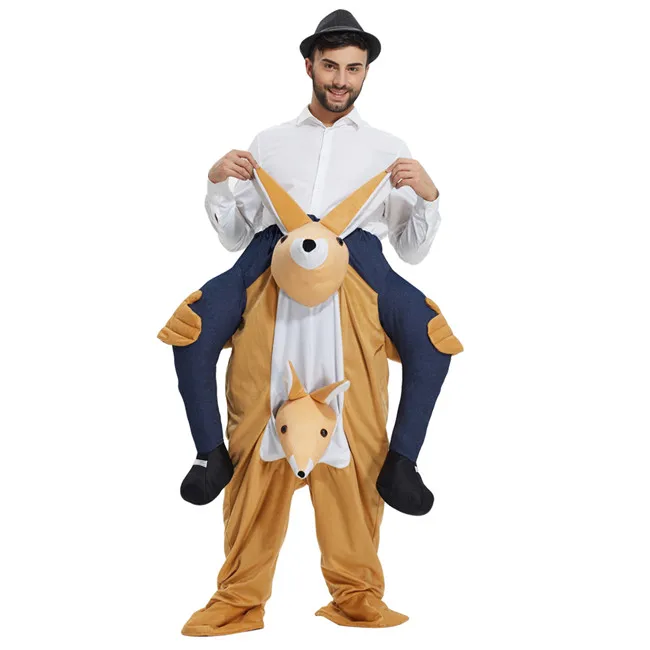 kangaroo Новые вечерние костюмы на плечо, костюмы на день рождения, Маскарадные костюмы на Рождество, Хэллоуин, одежда для взрослых - Цвет: kangaroo