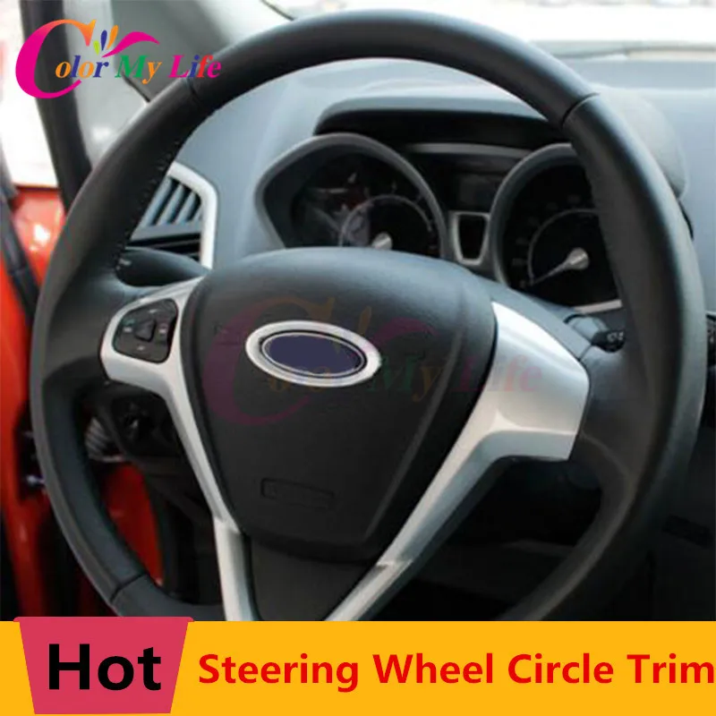 Цветная хромированная наклейка на руль автомобиля из АБС пластика My Life с