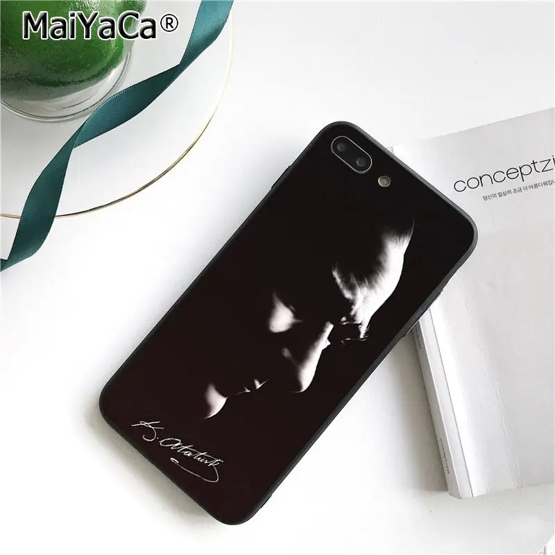 Чехол для телефона MaiYaCa Turkey Mustafa kemale Ataturk для iphone 11 Pro 11Pro MAX 6S 6plus 7 7plus 8 8Plus X Xs MAX 5 5S XR 10