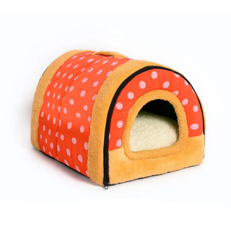 HEYPET Лежанка для питомца кошка котенок кровать Cama Para Cachorro Складная для маленьких собак кошек гнездо зимний теплый коврик для щенка - Цвет: 12