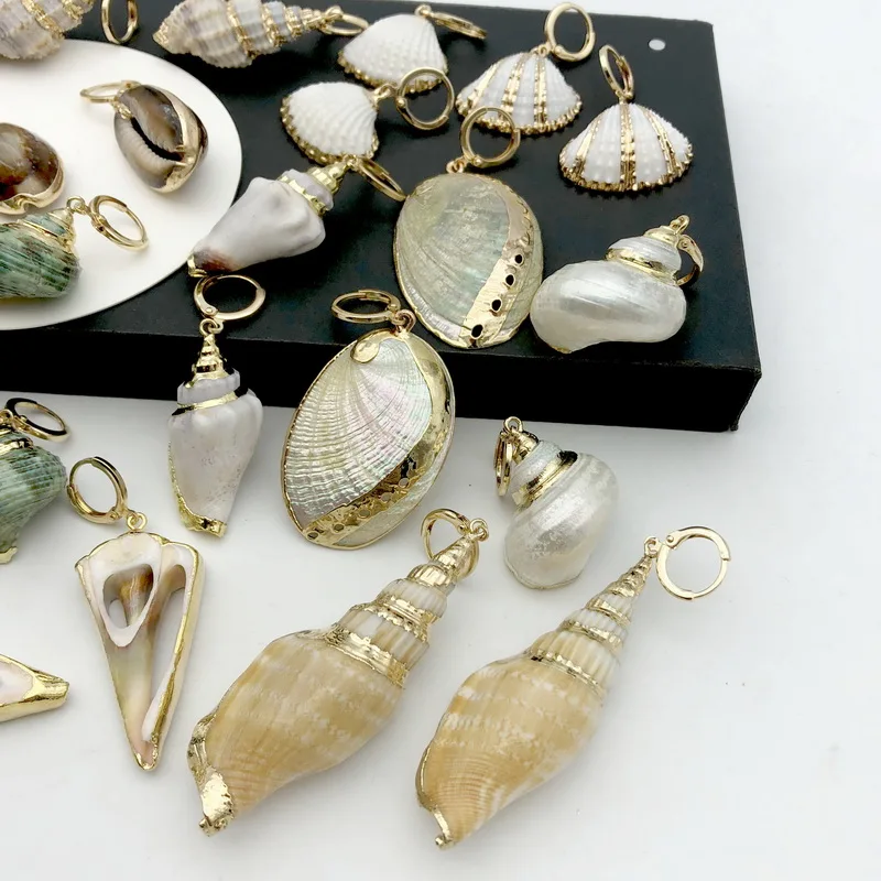 Серьги кольца F.J4Z женские винтажные украшения в стиле колокол пляжные ювелирные