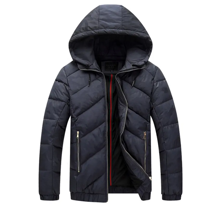 4XL-9XL, хорошие зимние куртки, большие размеры, парки, мужские, черные, с капюшоном, толстые, теплые, с хлопковой подкладкой, зимние куртки, Jaqueta Masculina Inverno W12 - Цвет: Тёмно-синий