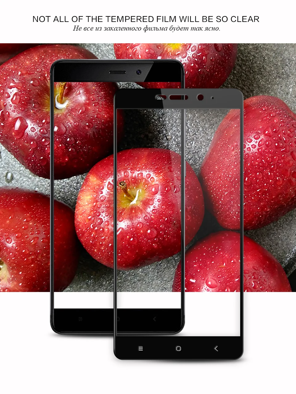 RONICAN закаленное стекло на Xiaomi RedMi 4X защита Xiaomi RedMi 4 профессиональная защитная пленка Xiomi RedMi 4 стеклянная Защитная крышка