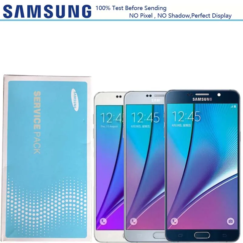 Super Amoled ЖК дисплей 2560*1440 5 7 дюйма с рамкой для Samsung Note N920 N920F N920A N920T N920C N920V N920W8