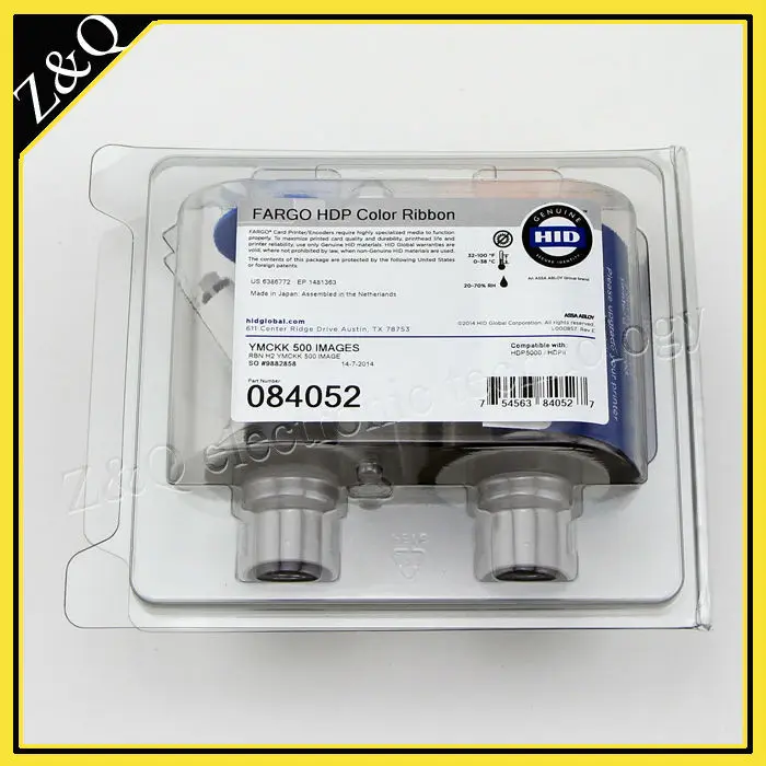Fargo84052 YMCKK Color cheap Ribbon for HDP5000 id card printers-500 prints | Компьютеры и офис