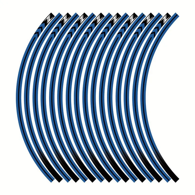 

high quality motorcycle wheel decals waterproof Reflective stickers rim stripes For KAWASAKI Z125 Z250 Z750 Z800 Z1000 Z series