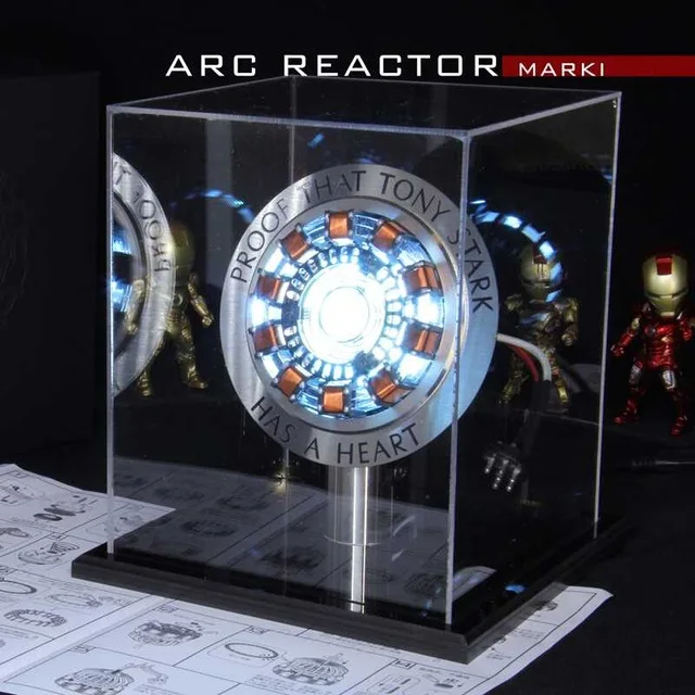 1:1 Железный человек дуговой реактор дистанционный свет Arc MK1 DIY части модель