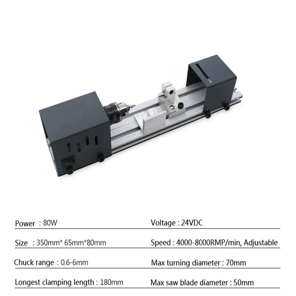 24 В мини токарный станок инструменты DIY Деревообработка фрезерные станки