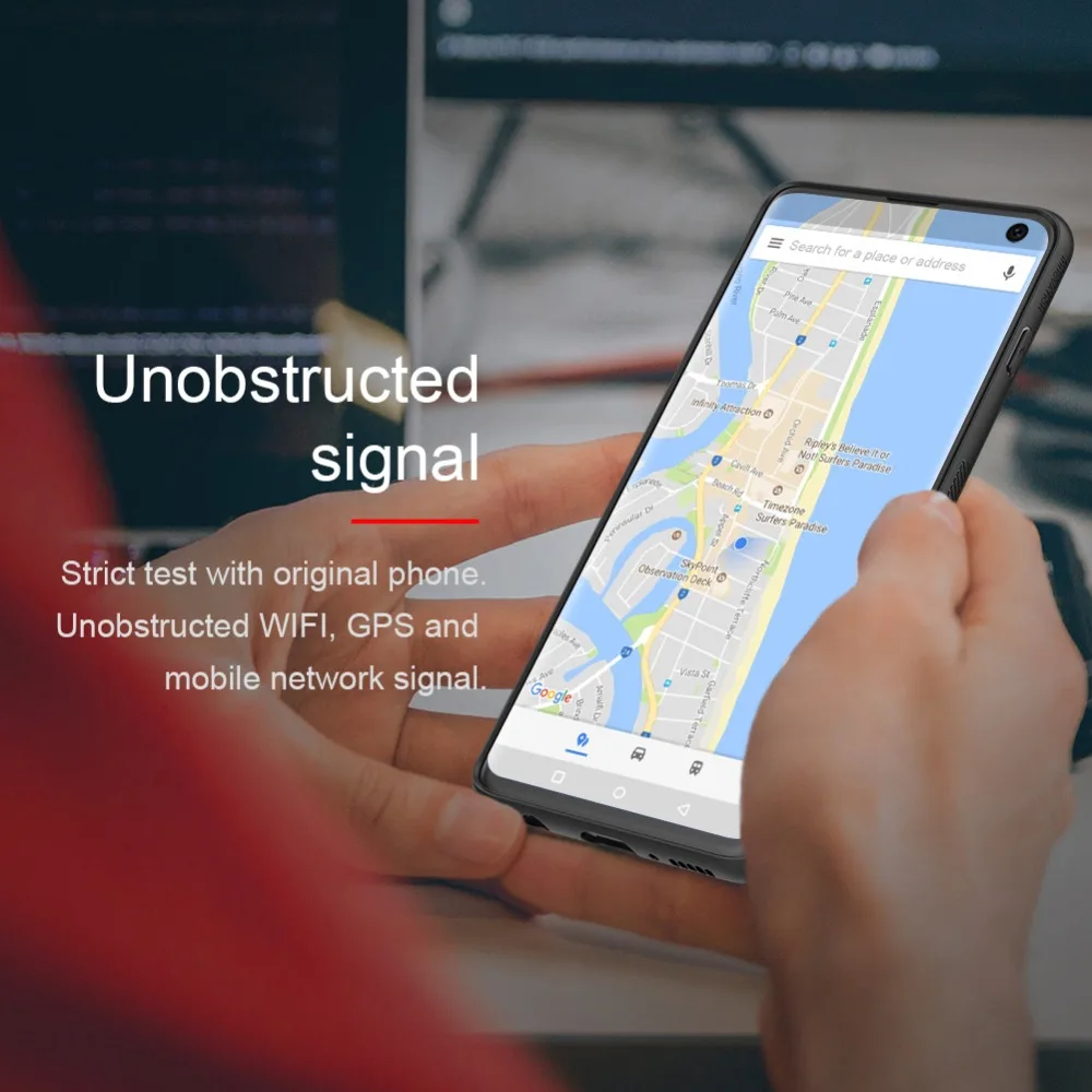 Nillkin нейлоновая PC Пластиковая Задняя крышка для Samsung Galaxy S10 текстурированная