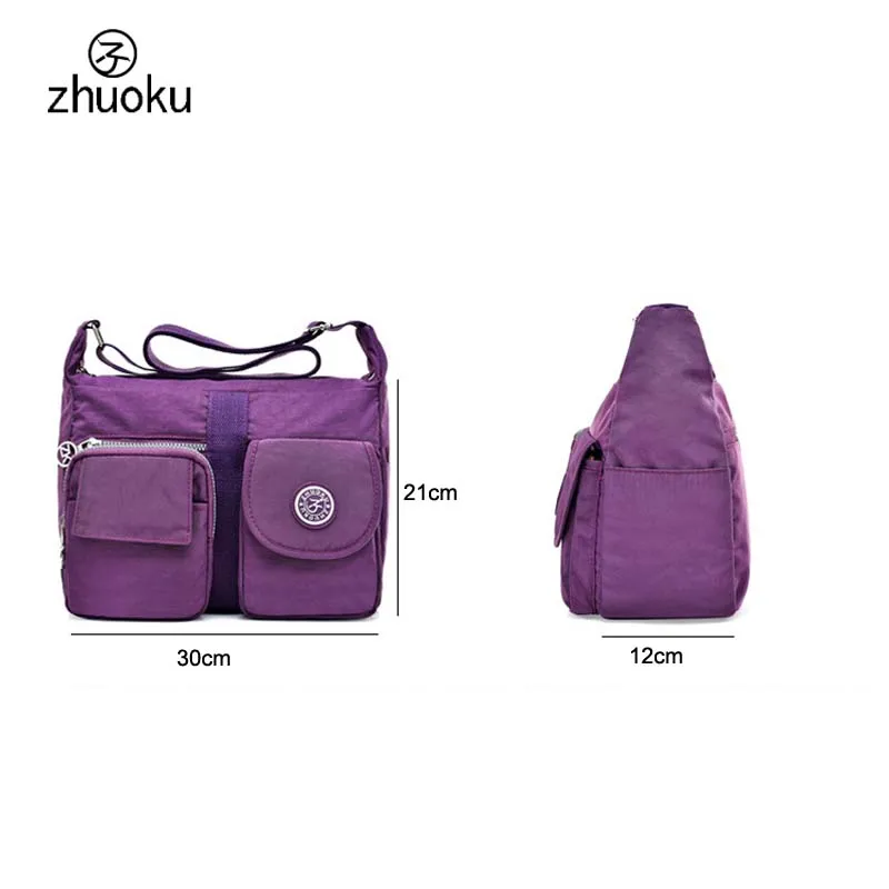Для женщин Курьерские сумки нейлон Женские Сумки плеча Crossbody сумка для Для женщин сумка мешок основной Marques zk757