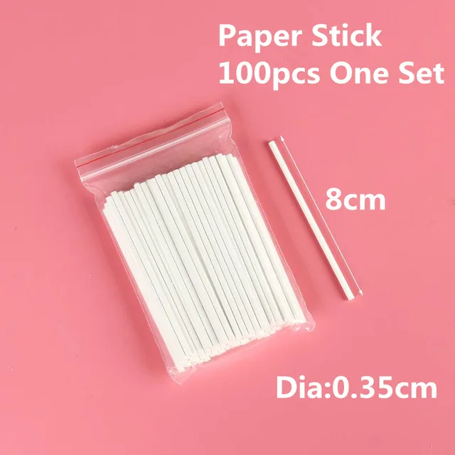 100pcs Paper Stick LBSISI Life прозрачный пластиковый пакет для леденцы конфеты Открытый Топ упаковки печенья сувенир для свадебной вечеринки поли полипропиленовый подарочный пакет - Цвет: 100pcs Paper Stick
