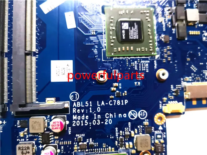 Для hp 15-AF материнская плата 813971-601 813971-501 ABL51 LA-C781P A8-7410 2G