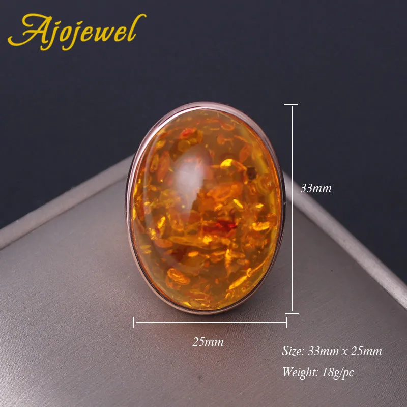 Ajojewel Размер 7-9 Большие женские овальные кольца ювелирные изделия невесты свадебный подарок хороший подарок