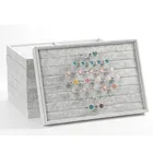 Классический бархатный органайзер для хранения ювелирных изделий