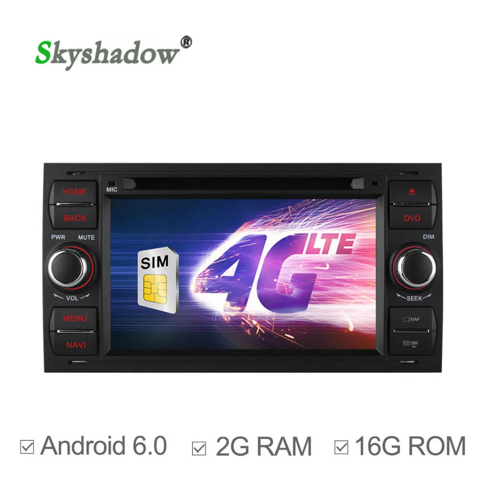 Ownice c500 1024*600 Android 6.0 Dvd плеер Автомобиля Для Ford Focus Mondeo Transit C MAX Fiest 2003 2004 2005 2006 2007 2010 GPS