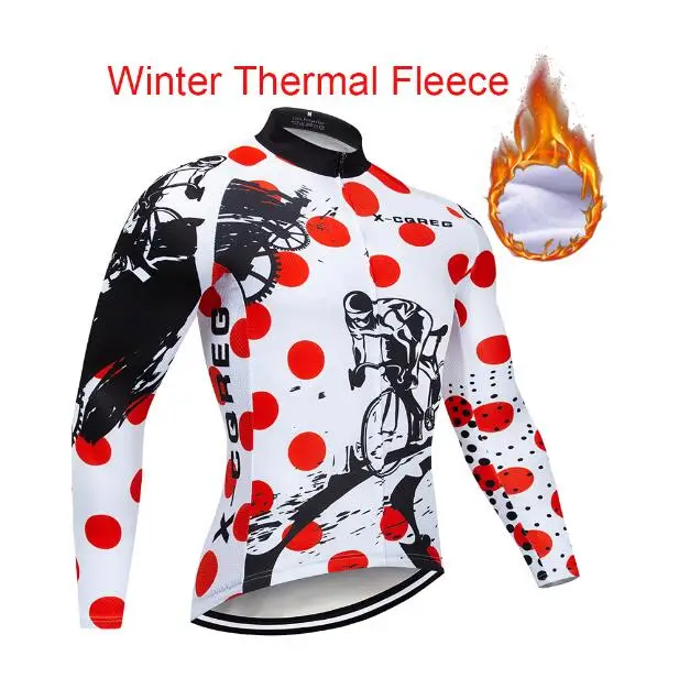 Зимние теплые флисовые майки для велоспорта Майо Ropa Ciclismo Invierno MTB велосипедная Одежда для велоспорта спортивная одежда - Цвет: 5
