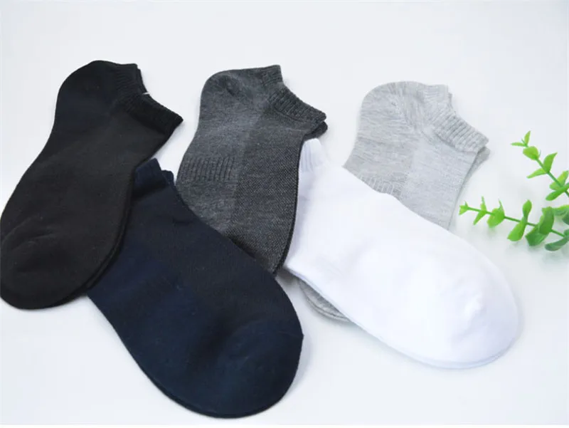 Fcare 10 шт. = 5 пар мужские хлопковые летние тонкие короткие сетчатая лодка с низким вырезом невидимые лодочки носки до лодыжки