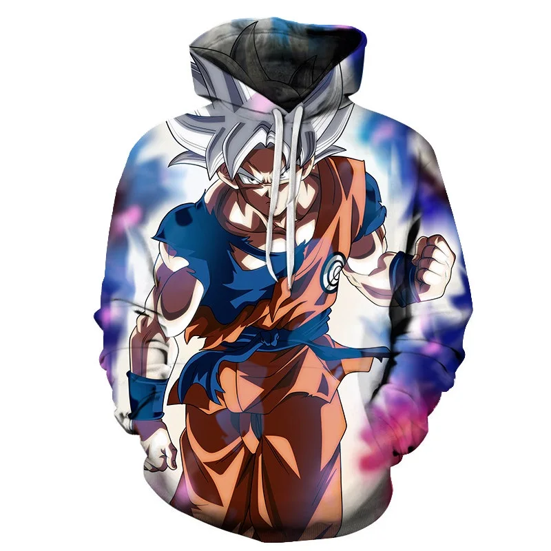 AFKH3478 Аниме Dragon Ball Z толстовки с капюшоном и карманами Goku 3D толстовки пуловеры для мужчин и женщин верхняя одежда с длинными рукавами новая Толстовка S-6XL - Цвет: AFKH3478