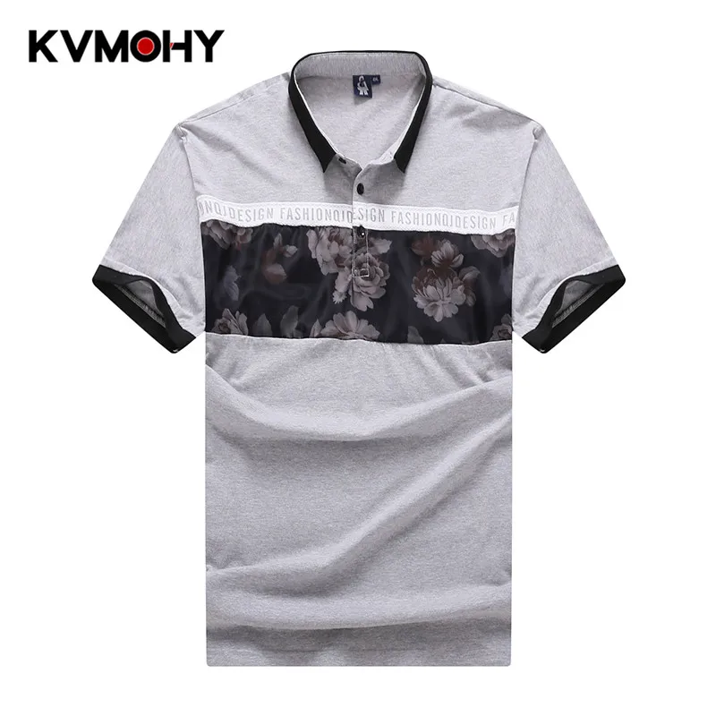 

Рубашка поло мужская брендовая одежда полосатая модная повседневная мужская хлопковая рубашка поло Homme Masculina высокое качество с цветочным ...