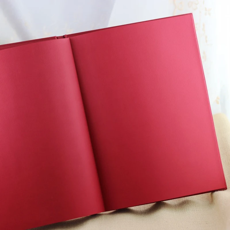 Красная свадьба Гостевая книга с лентой подпись книга для Свадебные украшения Приём Сувениры подарок брак событие для вечеринок