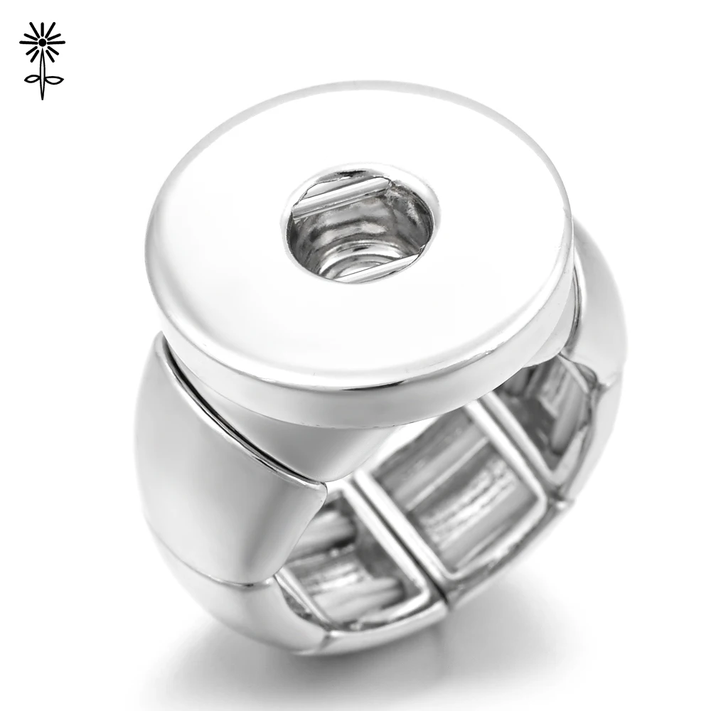 4 вида стилей Модные металлические кнопки Подвески кольцо с изменяемым размером