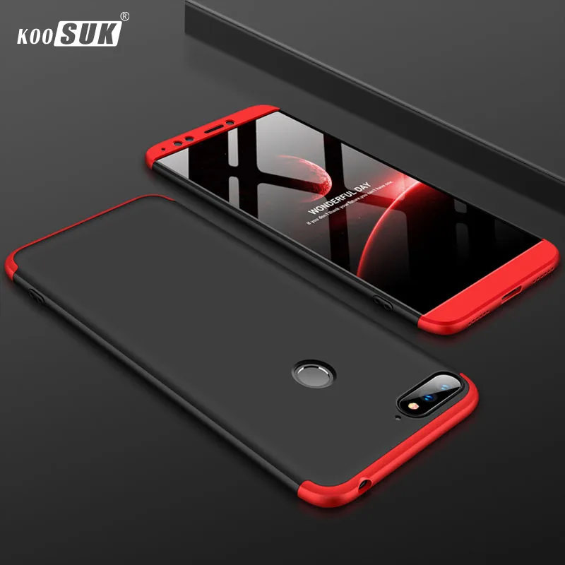 360 Защитный чехол с полным покрытием для huawei Honor 7a Pro, чехол для телефона Honor7a 7C Y6 Prime Enjoy 8E, чехол s с закаленным покрытием