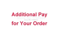 additional pay on your order 15