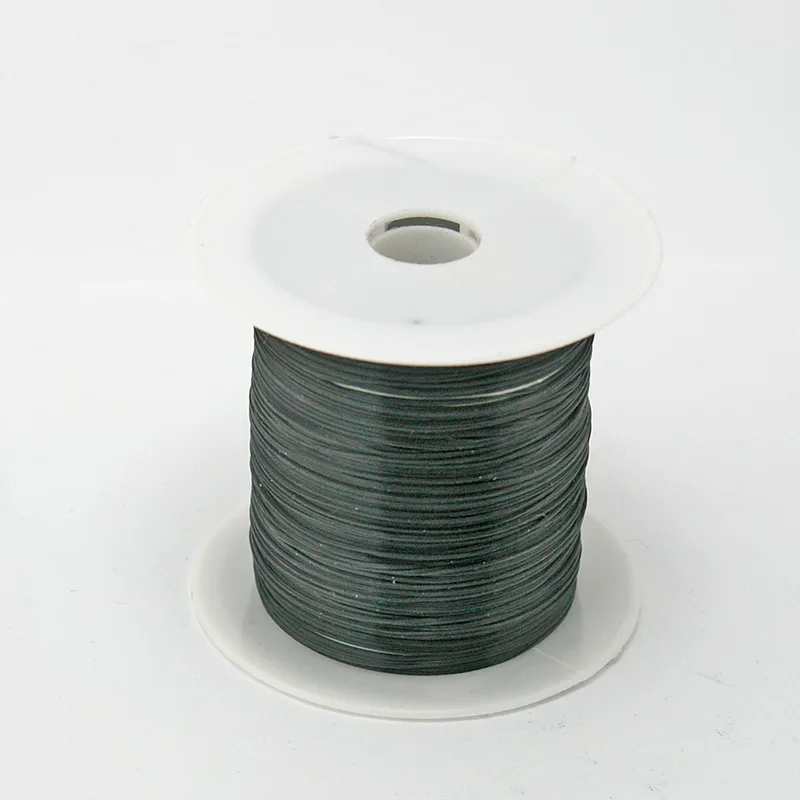 Тянущаяся прозрачная проволока с кристаллами 8 цветов м/рулон 0 7 мм эластичная