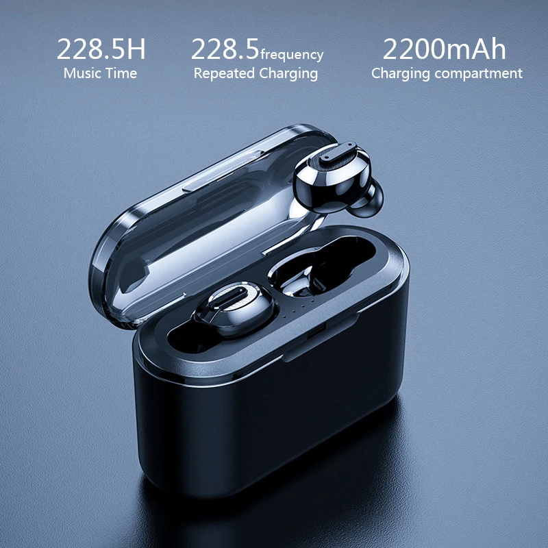 Tws Wireless Bluetooth Earphones 5.0 TWS 3D Stereo Headsets Mini Earbuds with Charging Box Power Bank | Электроника
