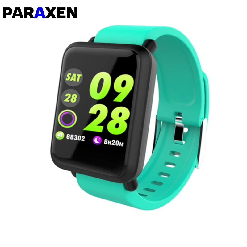

PARAXEN Sports Running Waterproof M28 Bluetooth Square Smart Watch With Multifunctional for Ios and Android
